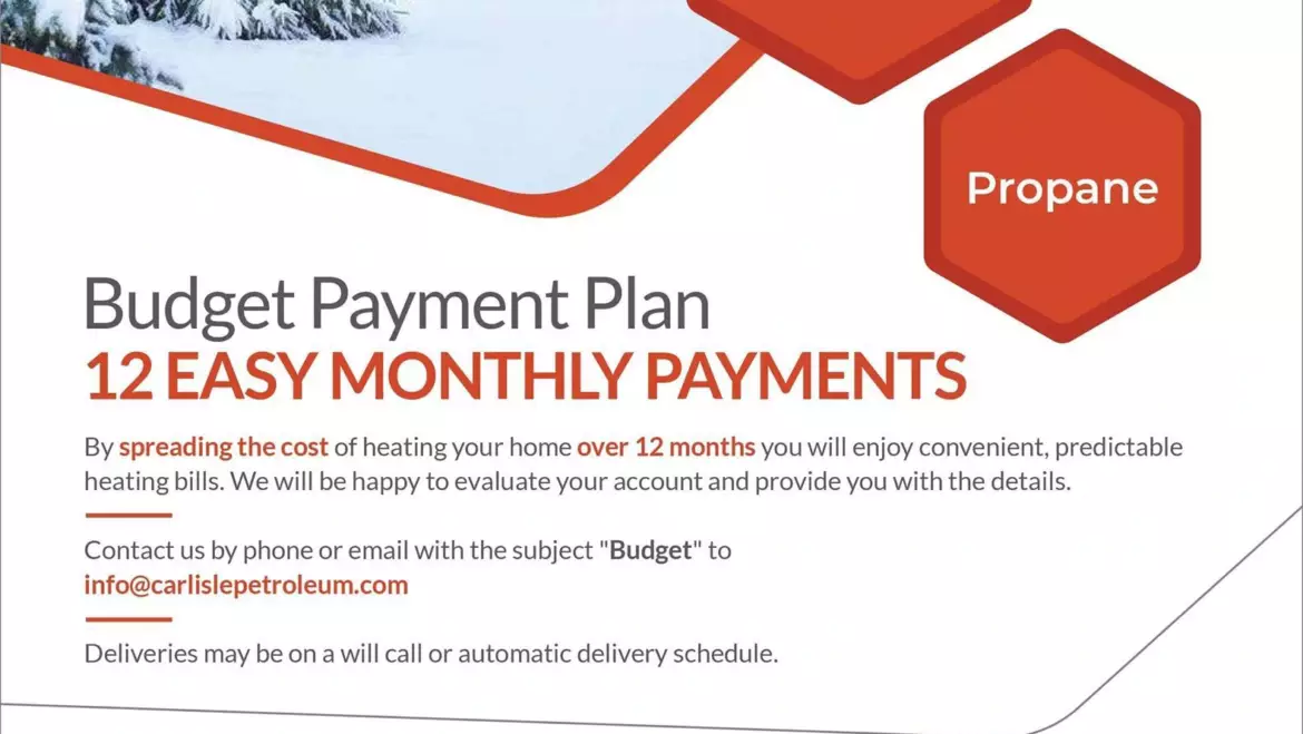Our Budget Payment Plan